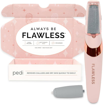 Flawless Pedi Electronic Tool File and Callus Remover, Foot File Callus Remover Tool